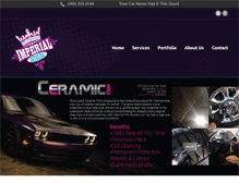 Tablet Screenshot of imperialdetailing.com